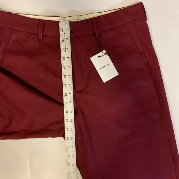 Societe Anonyme‎ Men's 100% Wool Made In Italy Straight Leg Trousers Size M - Picture 14 of 16